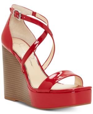 Jessica Simpson Samira Strappy Wedge Sandals Women's Shoes