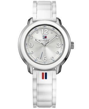 Tommy Hilfiger Women's White Silicone Strap Watch 36mm 1781418