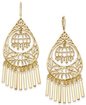 Kate Spade New York 14k Gold-plated Openwork Drop Earrings