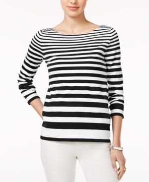 Tommy Hilfiger Whitney Striped Top, Only At Macy's