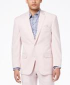 Sean John Men's Classic-fit Stretch Pink Solid Suit Jacket