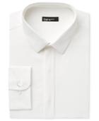 Bar Iii Men's Slim-fit White Dot-print Dress Shirt, Only At Macy's