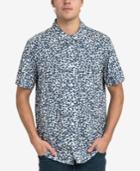 Rvca Men's Barrow Printed Button-down Shirt