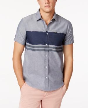 Rvca Men's That'll Do Bar 2 Stripe Pocket Shirt