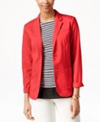 Tommy Hilfiger Two-button Blazer, Only At Macy's
