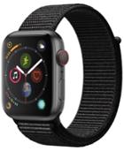 Apple Watch Series 4 Gps + Cellular, 44mm Space Gray Aluminum Case With Black Sport Loop