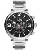 Ax Armani Exchange Men's Chronograph Stainless Steel Bracelet Watch 49mm Ax1369