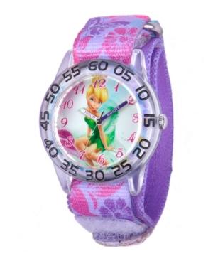 Disney Tinker Bell Girls' Plastic Time Teacher Watch