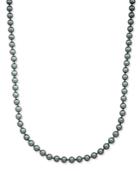 Charter Club Silver-tone Long Gray Imitation Pearl Strand Necklace, Only At Macy's