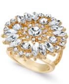 Thalia Sodi Gold-tone Crystal Statement Ring, Created For Macy's