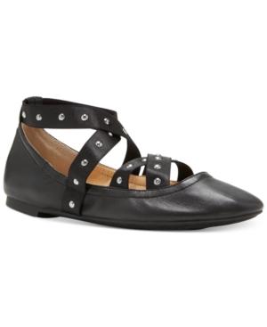 Jessica Simpson Nariah Embellished Crisscross Flats Women's Shoes