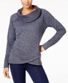 Ideology Cowl-neck Cross-over Hem Top, Created For Macy's