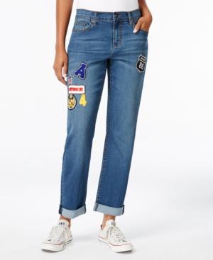 Earl Jeans Patch Boyfriend Jeans, A Macy's Exclusive Style