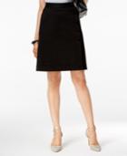 Alfani Prima Faux-wrap A-line Skirt, Only At Macy's