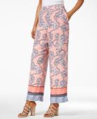 Thalia Sodi Printed Wide-leg Soft Pants, Only At Macy's