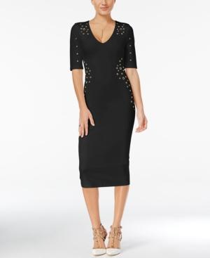 Xoxo Juniors' Grommet V-neck Bodycon Dress