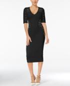 Xoxo Juniors' Grommet V-neck Bodycon Dress