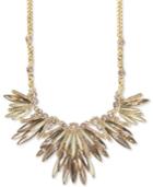 Givenchy Gold-tone Crystal Statement Necklace