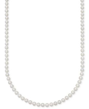 "belle De Mer Pearl Necklace, 36"" 14k Gold A Cultured Freshwater Pearl Strand (8-9mm)"