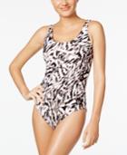 Calvin Klein Savannah Tiered One-piece Swimsuit Women's Swimsuit