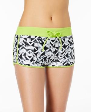 Go By Gossip Geo Graphic Content Swim Shorts Women's Swimsuit