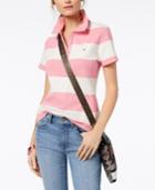Tommy Hilfiger Striped Pique Polo Shirt