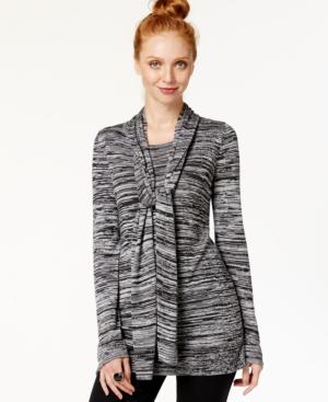 Cable & Gauge Marled Sweater & Scarf