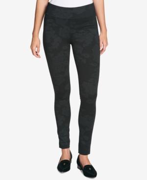 Tommy Hilfiger Lace-print Skinny Pants, Created For Macy's