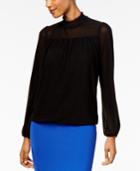 Thalia Sodi Mock-neck Illusion Top, Created For Macys