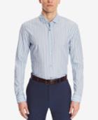 Boss Men's Slim-fit Striped Cotton Shirt