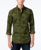 Tommy Hilfiger Men's Rushmore Tailored-fit Camo Shirt