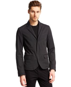 Kenneth Cole Reaction Slim-fit Zip-front Blazer