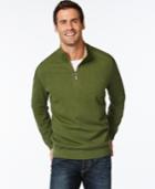 Tommy Bahama Big And Tall Flip Side Reversible Mock-collar Sweater