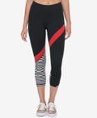 Tommy Hilfiger Sport Cropped Colorblocked Leggings, Created For Macy's