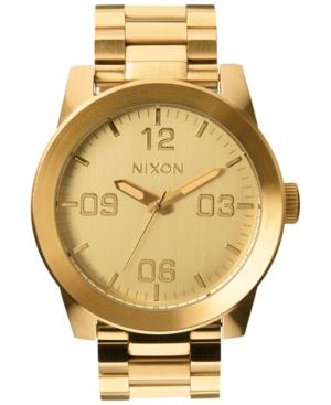 Nixon Men's Corporal Stainless Steel Bracelet Watch 48mm A346