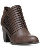 Fergalicious Calhoun Detailed Ankle Booties Women's Shoes