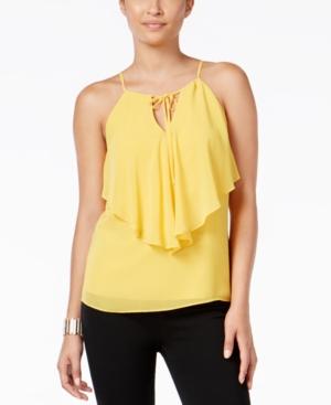 Thalia Sodi Ruffled Chiffon Top, Only At Macy's