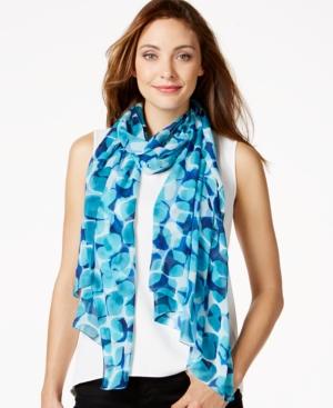 Calvin Klein Painted Dots Oblong Scarf