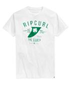 Rip Curl Men's St. Patrick's Day Shamrock Graphic-print Logo T-shirt