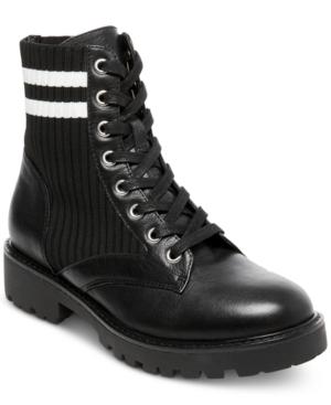 Steve Madden Hills Knit Combat Booties