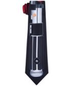 Star Wars Men's Dark Side Lightsaber Conversational Tie