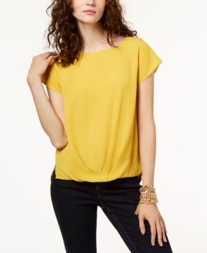 I.n.c. Draped-hem Top, Created For Macy's