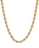 22 Rope Chain Slider Necklace In 14k Gold