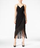 Rachel Rachel Roy Fringe Faux-wrap Midi Dress, Only At Macy's