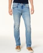 Ben Sherman Men's Mist Blue Slim Straight-fit Jeans