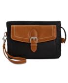 Giani Bernini Leather Triple Zip Convertible Wristlet, Created For Macy's