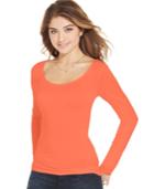 Ultra Flirt Juniors' Scoop-neck Top
