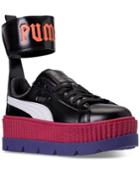 Puma Women's Fenty X Rihanna Ankle Strap Creeper Casual Sneakers From Finish Line