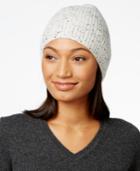 Charter Club Cashmere Donegal-knit Hat, Created For Macy's