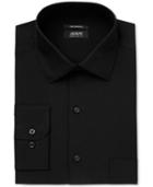 Alfani Black Men's Classic/regular Fit Performance Black Dress Shirt, Only At Macy's